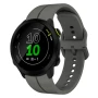 Ремешок Silicone для Amazfit GTR Mini 20mm с пластиковой застежкой тёмно-зелёный