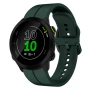 Ремешок Silicone для Amazfit GTR Mini 20mm с пластиковой застежкой тёмно-зелёный