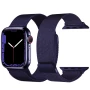 Металевий ремінець Milanese Magnetic Hoco WA03 для Apple Watch 1-8 / Ultra (42 / 44 / 45 / 49 mm) чорно-червоний