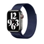 Металевий ремінець Milanese Magnetic Hoco WA03 для Apple Watch 1-8 / Ultra (42 / 44 / 45 / 49 mm) чорно-червоний