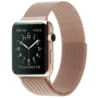 Металевий ремінець Milanese Magnetic Hoco WA03 для Apple Watch 1-8 / Ultra (42 / 44 / 45 / 49 mm) чорно-червоний