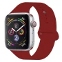 Ремешок Silicone для Apple Watch 42/44 mm  темно-малиновый