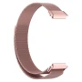 Металевий ремінець Milanese Magnetic для Huawei Band 7 зі шпильками рожевий