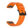 Ремінець Silicone Line Strap для смартгодинників Garmin Fenix 6S / 6S Pro, 20mm оранжевий