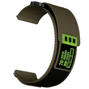 Ремінець Nylon Run для смарт-годинника Garmin Vivoactive 5 з універсальним кріпленням, 20mm