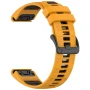 Ремінець Sport Silicone Dual Color для Garmin Fenix 8 51mm / Tactix 8 51mm, 26mm​​ білий з чорним