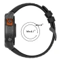 Ремінець Sport Silicone Dual Color для Garmin Fenix 8 51mm / Tactix 8 51mm, 26mm​​ білий з чорним