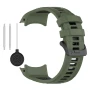 Ремінець Sport Silicone Dual Color для Garmin Instinct 3 45mm / 50 mm / Fenix 8 47mm​​ зі шпилькою чорно-сірий
