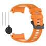 Ремінець Sport Silicone Dual Color для Garmin Instinct 3 45mm / 50 mm / Fenix 8 47mm​​ зі шпилькою чорно-сірий
