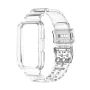 Ремінець Glacier Armor для смарт-годинників Huawei Watch Fit 2 з металевою защіпкою прозорий