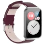 Элегантный кожаный ремешок для Huawei Watch Fit 2 с классической защелкой белый