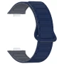 Ремінець Silicone Magnetic для смартгодинників Huawei Watch Fit 3 бордовий з чорним