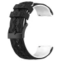 Силіконовий ремінець Structural Rhombus для Huawei Watch GT 4 41mm, 20mm​ чорно-червоний