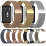 Металлический ремешок Milanese Magnetic для смарт-часов Samsung Galaxy Fit3 серебряный