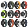 Силиконовый ремешок Silicone Dual Color для смарт часов Samsung Galaxy Watch 6 / 5 / 4, 22mm черно-белый