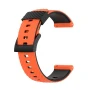 Ремешок Silicone Stripe для смарт-часов Suunto 7 / Spartan  / Sport / 9 Baro / D5 24mm черный с желтым