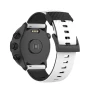 Ремешок Silicone Stripe для смарт-часов Suunto 7 / Spartan  / Sport / 9 Baro / D5 24mm черный с желтым