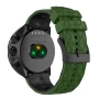 Силіконовий ремінець Structural Rhombus для Suunto 7 / Spartan / Sport / Suunto 9 Baro / D5 чорний з білим 