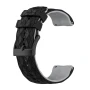 Силіконовий ремінець Structural Rhombus для Suunto 7 / Spartan / Sport / Suunto 9 Baro / D5 чорний з білим 