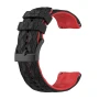 Силіконовий ремінець Structural Rhombus для Suunto 7 / Spartan / Sport / Suunto 9 Baro / D5 чорний з білим 