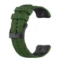 Силіконовий ремінець Structural Rhombus для Suunto 7 / Spartan / Sport / Suunto 9 Baro / D5 чорний з білим 