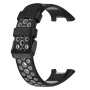 Ремінець Sport Silicone для Xiaomi Mi Band 7 Pro чорний з жовтим