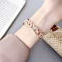 Металлический ремешок Diamond Glamour для Xiaomi Smart Band 9 / Smart Band 8 золотой