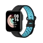 Ремінець Sport Silicone для Xiaomi Redmi Watch 2 / Watch 2 Lite білий із зеленим