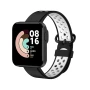 Ремінець Sport Silicone для Xiaomi Redmi Watch 2 / Watch 2 Lite білий із зеленим