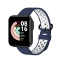 Ремінець Sport Silicone для Xiaomi Redmi Watch 2 / Watch 2 Lite білий із зеленим