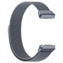 Металлический ремешок Milanese Magnetic для смарт-часов Redmi Watch 3 Active / Watch 3 Lite серо-голубой