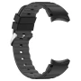 Ремінець Sport Silicone Dual Color для Samsung Galaxy Watch 7 20mm чорний з оранжевим