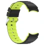 Ремінець Sport Silicone Dual Color для Samsung Galaxy Watch 7 20mm чорний з оранжевим