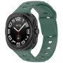 Ремешок Silicone для смарт-часов Samsung Galaxy Watch Ultra зеленый