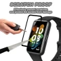 Протиударне захисне скло SoftGlass Full Cover PMMA для Huawei Band 7, Black