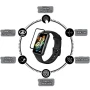 Протиударне захисне скло SoftGlass Full Cover PMMA для Huawei Band 7, Black