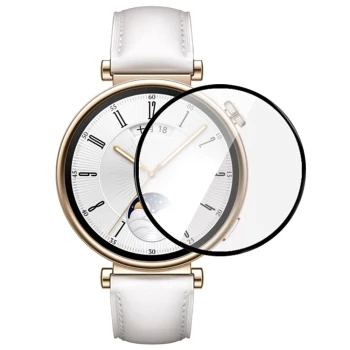 Захисне скло Tempered Glass Full Cover для смартгодинників Huawei Watch GT 4 46mm, Black