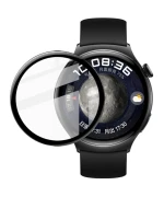Защитное стекло Tempered Glass Full Cover для смарт-часов Huawei Watch 4 Pro, Black