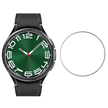 Противоударное защитное стекло SoftGlass Full Cover PMMA для Samsung Galaxy Watch 6 Classic 47mm, Black