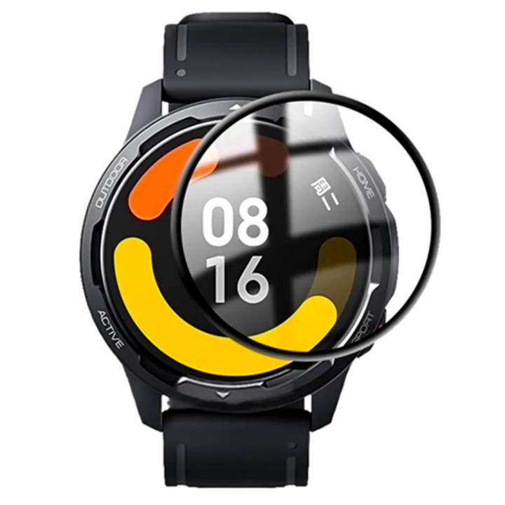 Протиударне захисне скло SoftGlass Full Cover PMMA для Mibro Watch X1​, Black