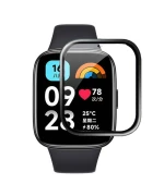 Захисне скло SoftGlass Full Cover для смартгодинників Xiaomi Redmi Watch 2 Lite, Black