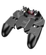 Механічний геймпад - джойстик Hoco GM7 Eagle Six Finger для смартфона, 4 тригери, Black