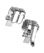 Геймпад тріггер Lesko Dual W6 для смартфону, Transparent