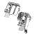 Геймпад тріггер Lesko Dual W6 для смартфону, Transparent