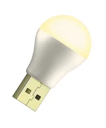 Портативная USB лампочка 0.66W 5V, Warm