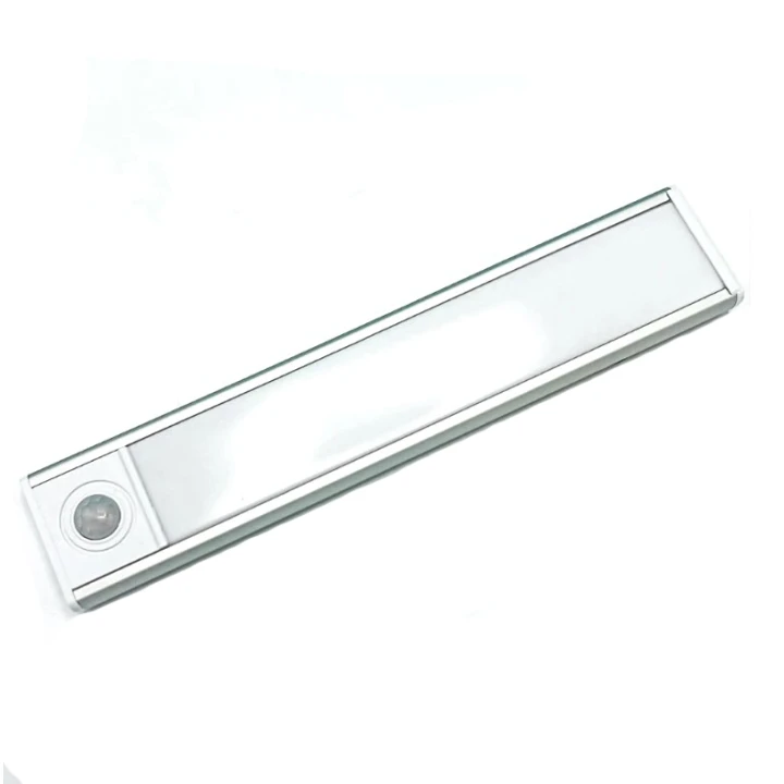 Портативна LED лампа з датчиком руху 20см, Silver