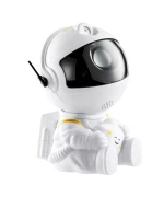 Проектор-ночник астронавт XO CF4 Mini 5W с визуализацией звездного космоса, White