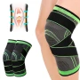 Компрессионный эластичный наколенник для занятий спортом Elastic knee pad 1шт, размер L