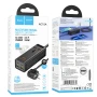 Мережевий подовжувач Hoco AC10A 2Type-C / 2USB / 1Socket QC3.0 PD65W 1.5m, Black