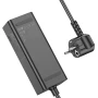 Мережевий подовжувач HOCO NS4 1 Socket Ports 1USB-A / 2USB-C PD65W QC3.0, Black